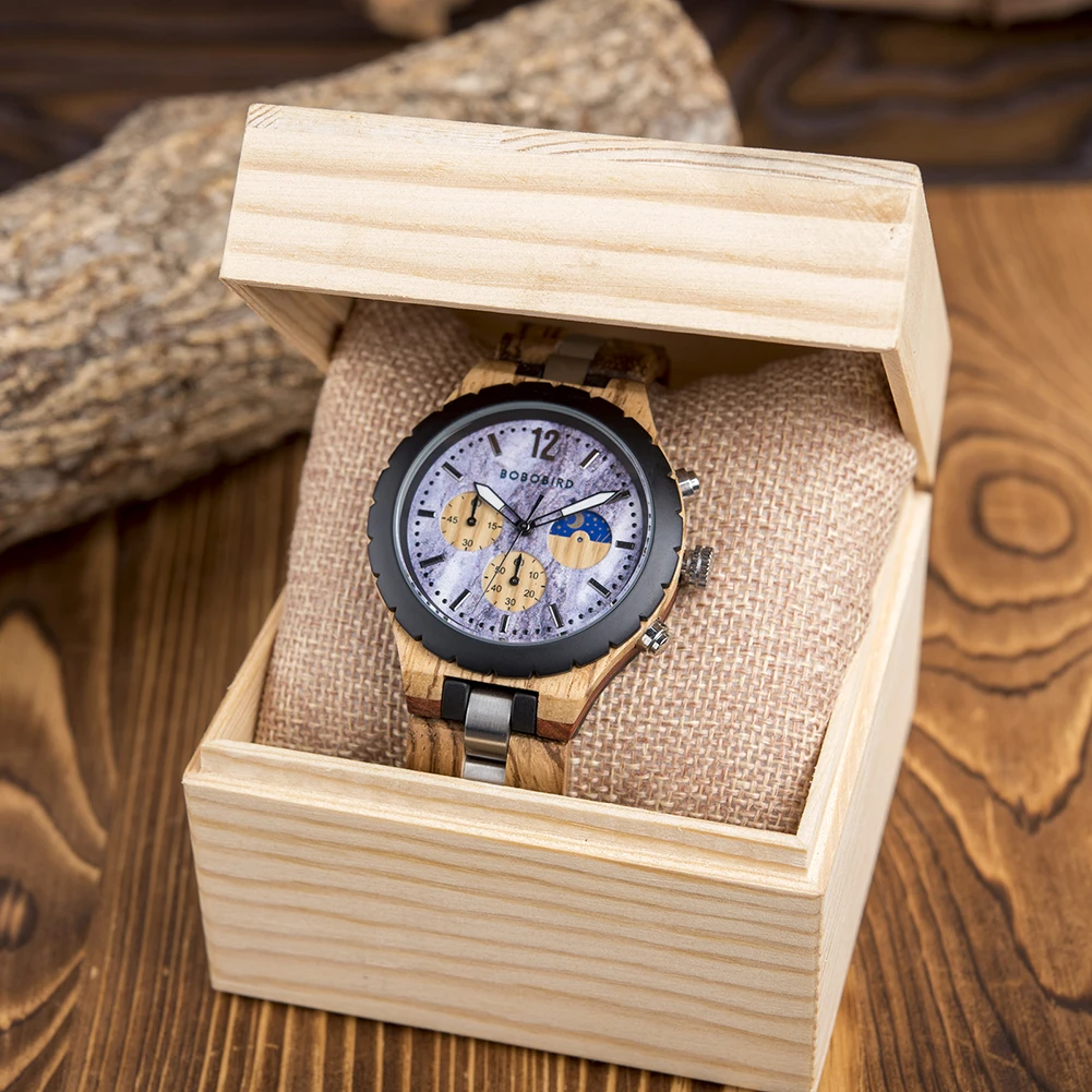 Montres en bois BOBO BIRD - chronomètre intégré – Image 5