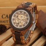 Montres de luxe pour homme de grandes marques – Bracelet en bois réglable