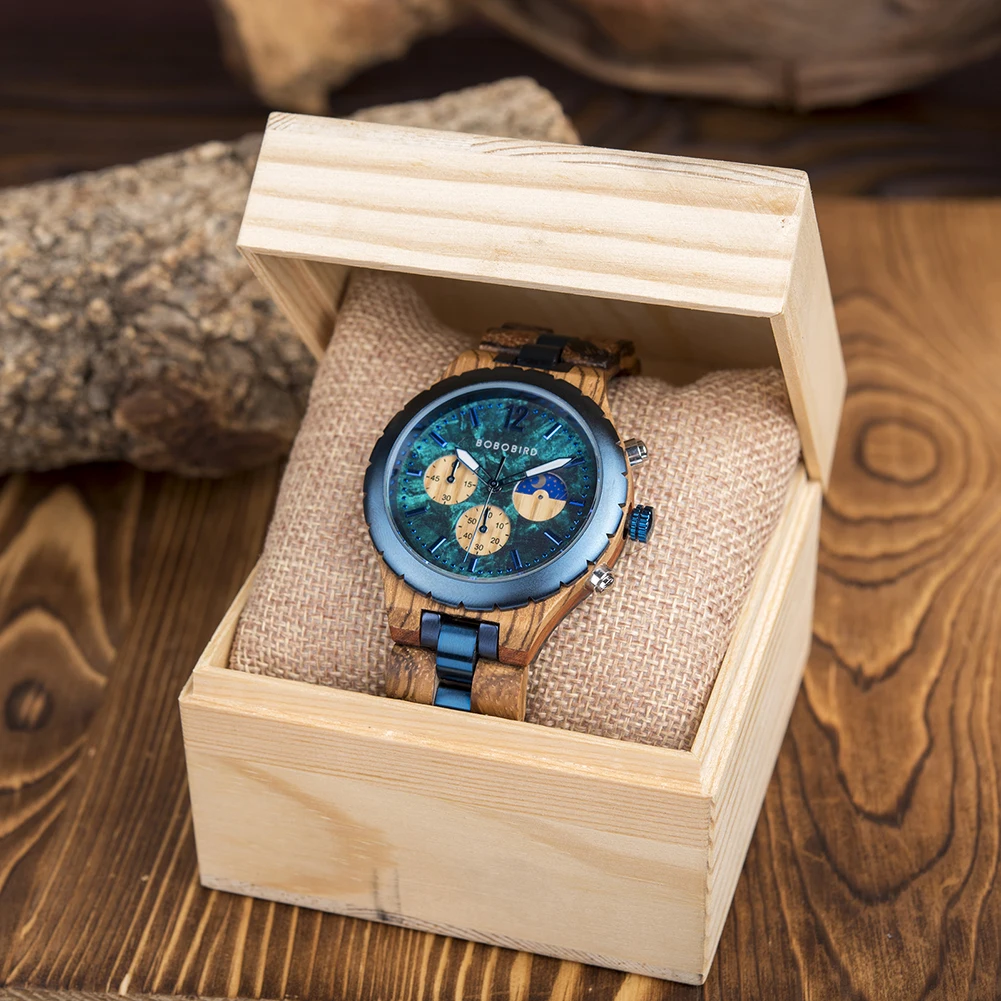 Montres en bois BOBO BIRD - chronomètre intégré – Image 7