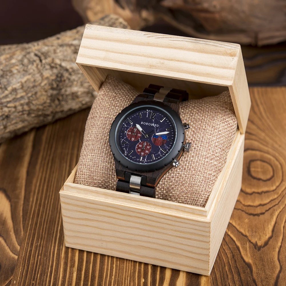 Montres en bois BOBO BIRD - chronomètre intégré – Image 6