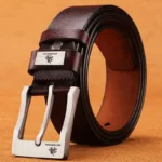 Ceinture en cuir moderne - 105 à 120 cm de tour de taille