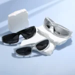 Lunettes de soleil ovale - style miroir