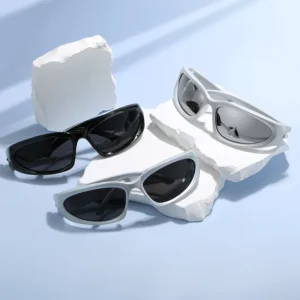 Lunettes de soleil ovale - style miroir