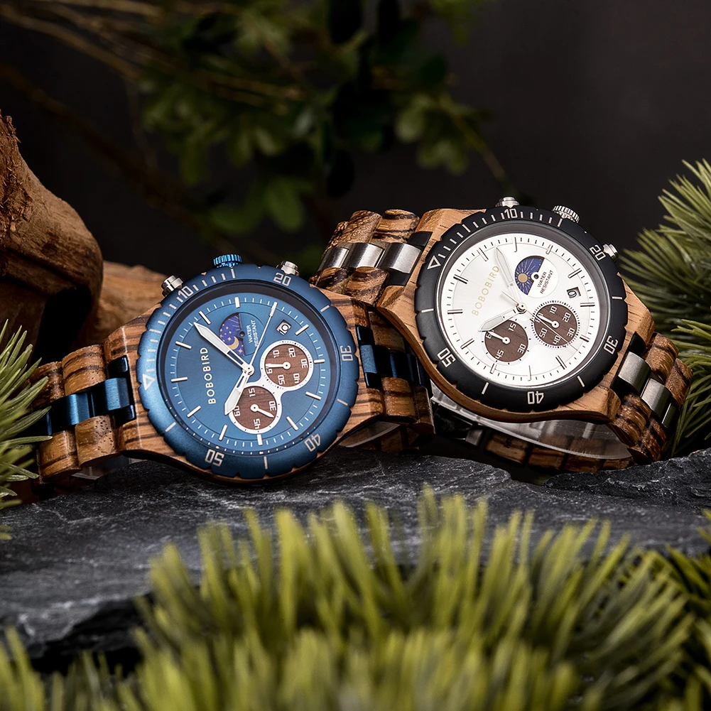 Montres en bois BOBO BIRD - chronomètre intégré – Image 16