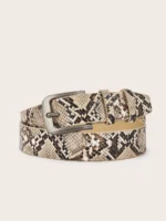 Ceinture décontractée - imprimé reptile