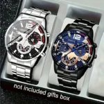 Lot de 2 montres pour homme : ensemble tendance et chic