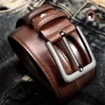 Ceintures en cuir de haute qualité pour hommes, à la pointe de la tendance et du style citadin.