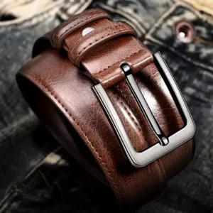 Ceintures en cuir de haute qualité pour hommes, à la pointe de la tendance et du style citadin.