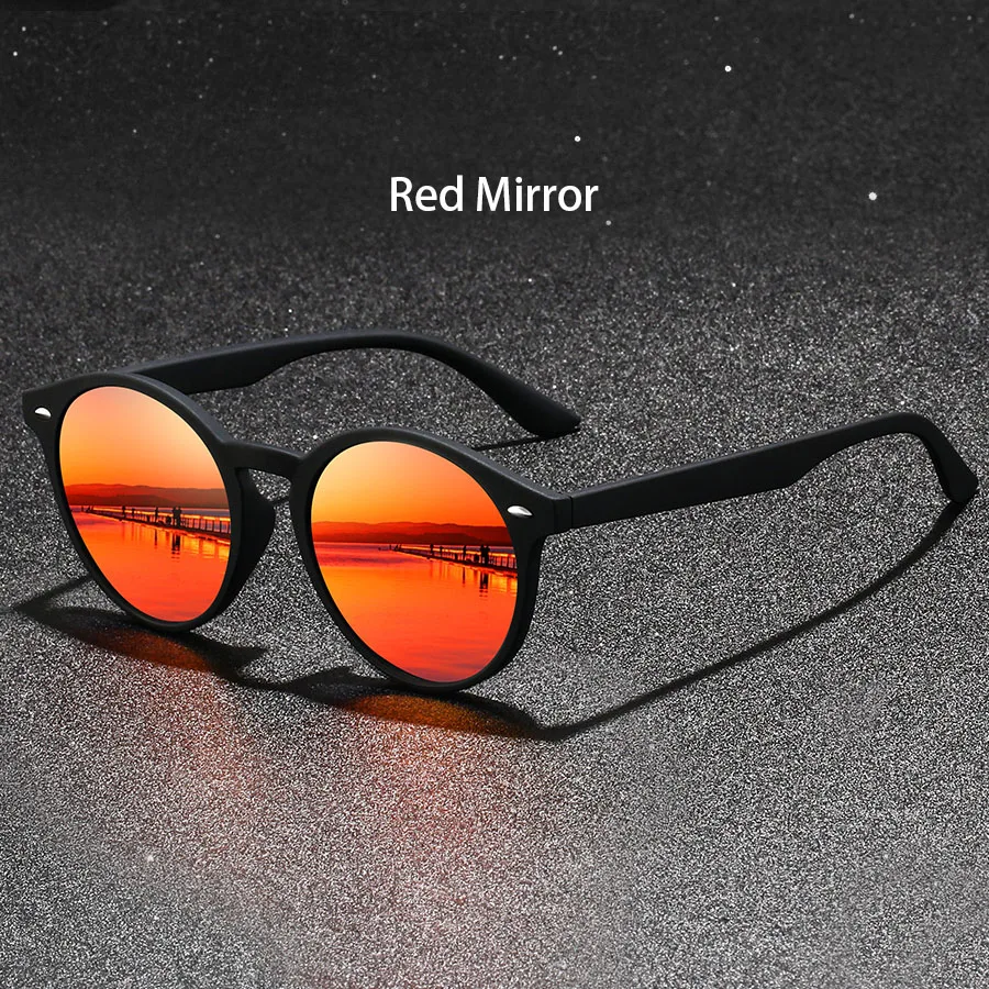 Lunettes de soleil rondes vintage, détails métalliques - anti éblouissements – Image 4