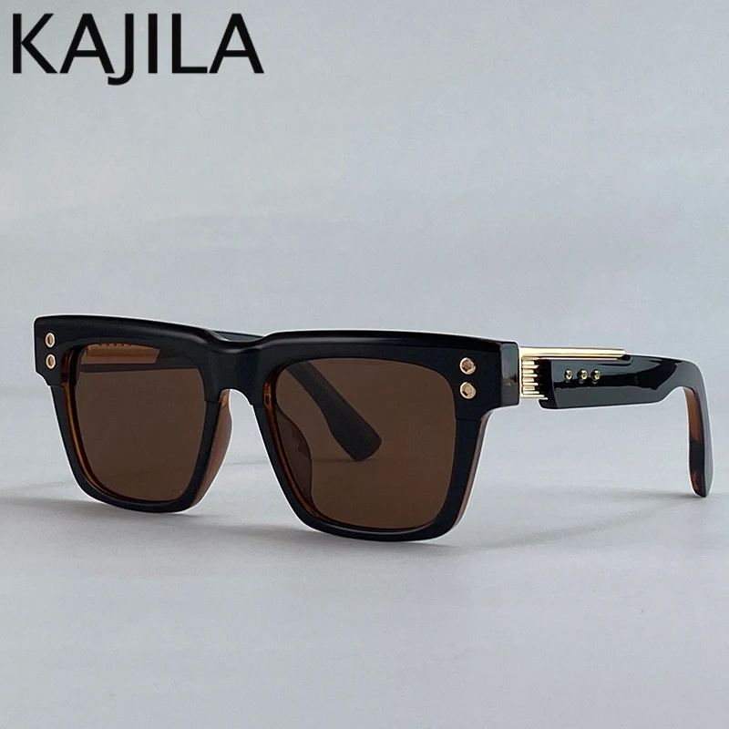 Lunettes de soleil carrées oversize – vintage de luxe – Image 4