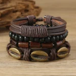Ensemble de bracelets bohème - coquillage