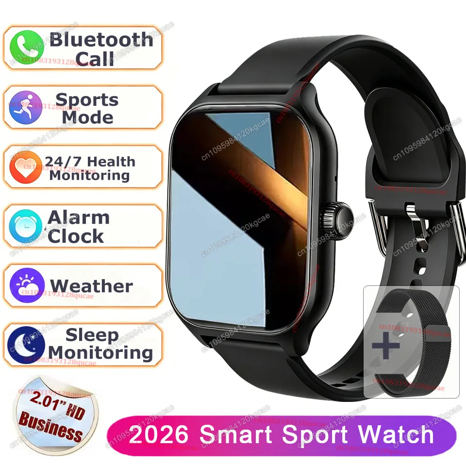Montre connectée avec un écran de 2,01 pouces - 2026 – Image 14