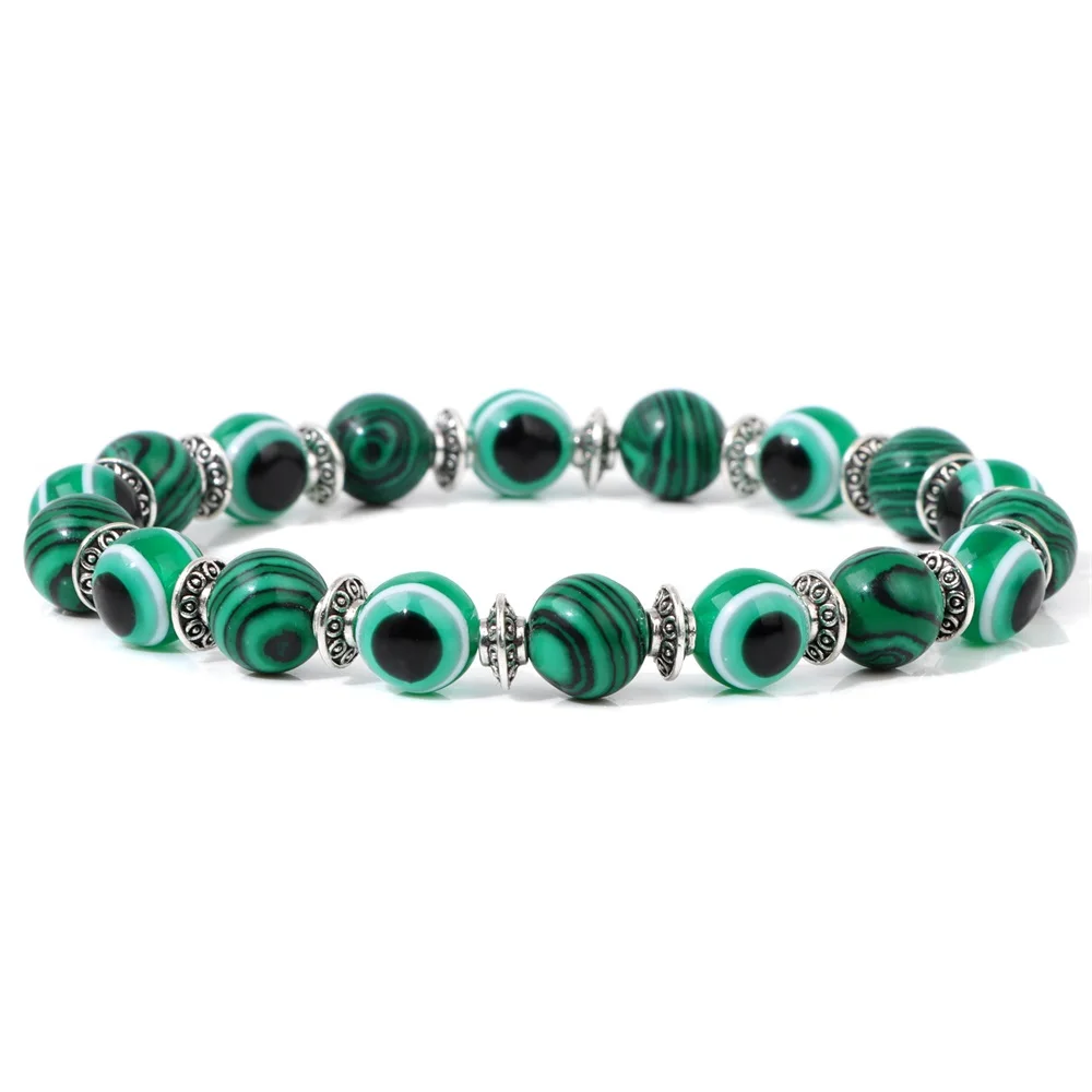 Bracelet « Lucky Evil Eye » en perles de pierre naturelle (17 cm) – Image 13
