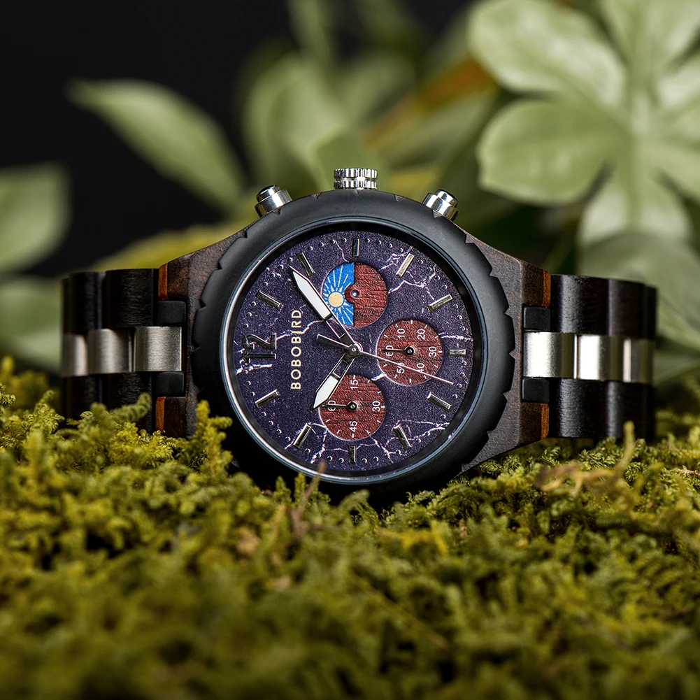 Montres en bois BOBO BIRD - chronomètre intégré – Image 12