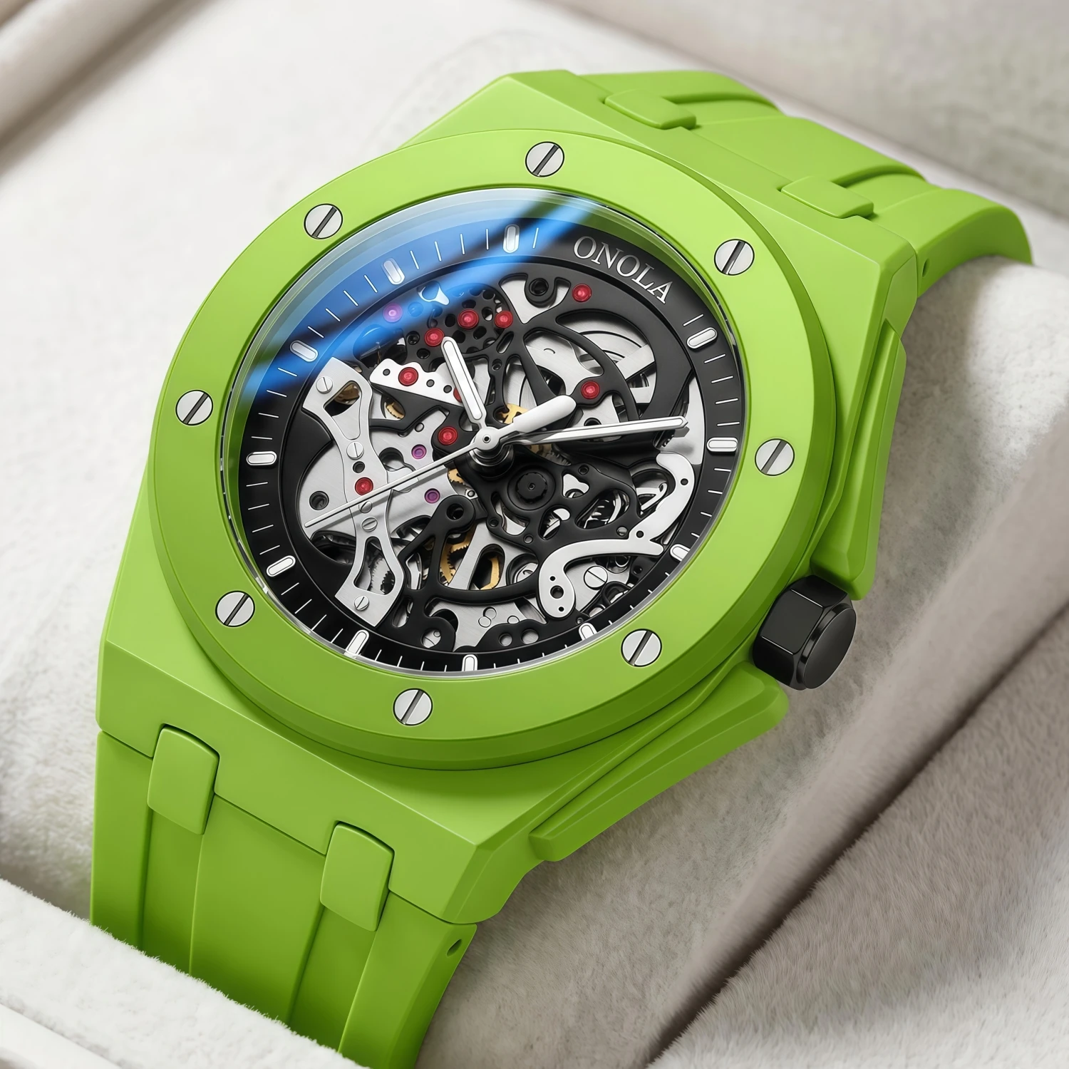 Nouvelle montre ONOLA - braclelet en silicone et étanchéité renforcée.