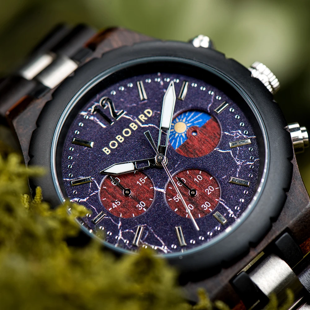 Montres en bois BOBO BIRD - chronomètre intégré – Image 13
