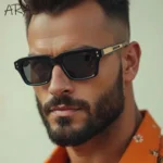 Lunettes de soleil carrées classiques polarisées ARAS
