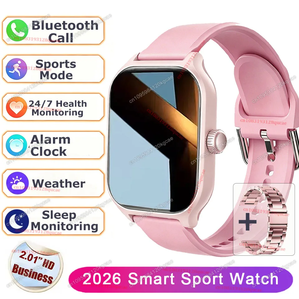 Montre connectée avec un écran de 2,01 pouces - 2026 – Image 6