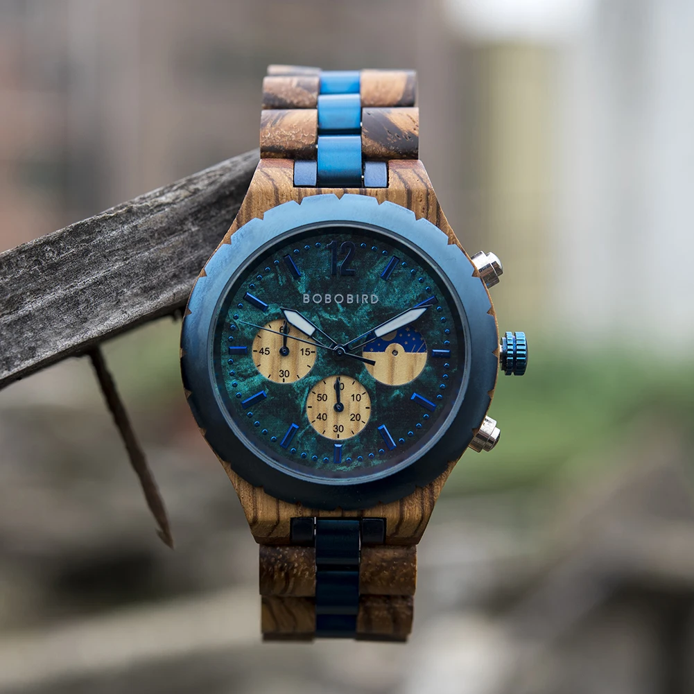 Montres en bois BOBO BIRD - chronomètre intégré – Image 2