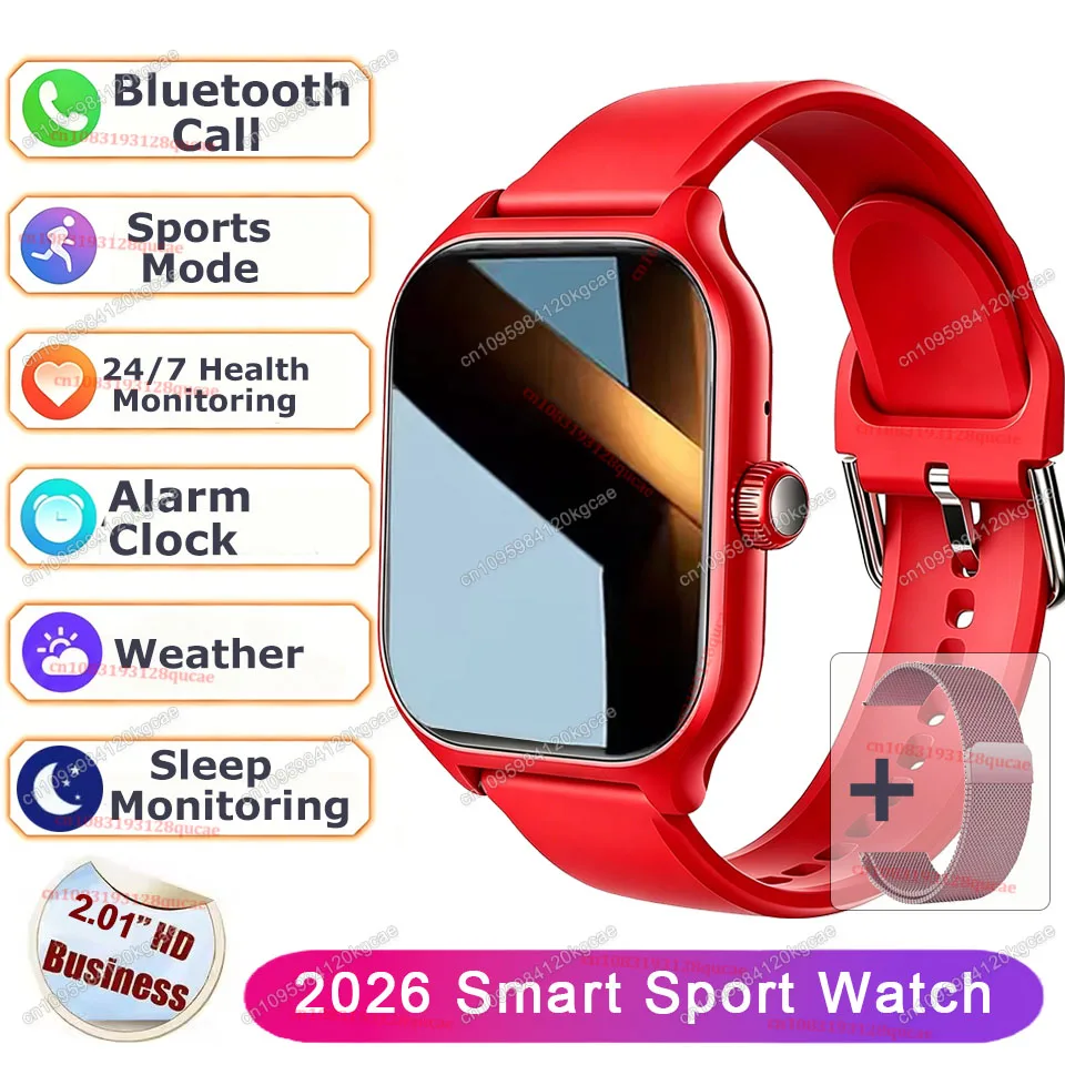 Montre connectée avec un écran de 2,01 pouces - 2026 – Image 15
