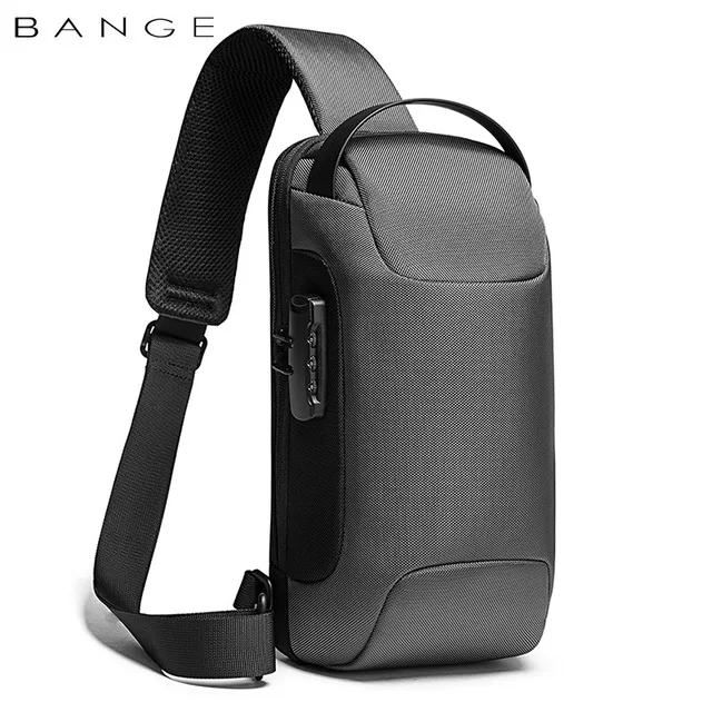 Nouveau sac bandoulière antivol imperméable avec port USB – Image 7