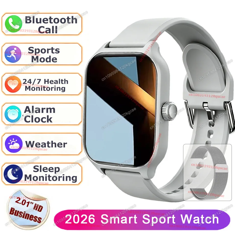 Montre connectée avec un écran de 2,01 pouces - 2026 – Image 3