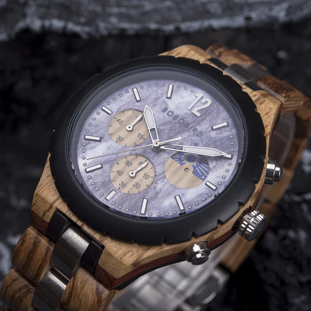 Montres en bois BOBO BIRD - chronomètre intégré – Image 14