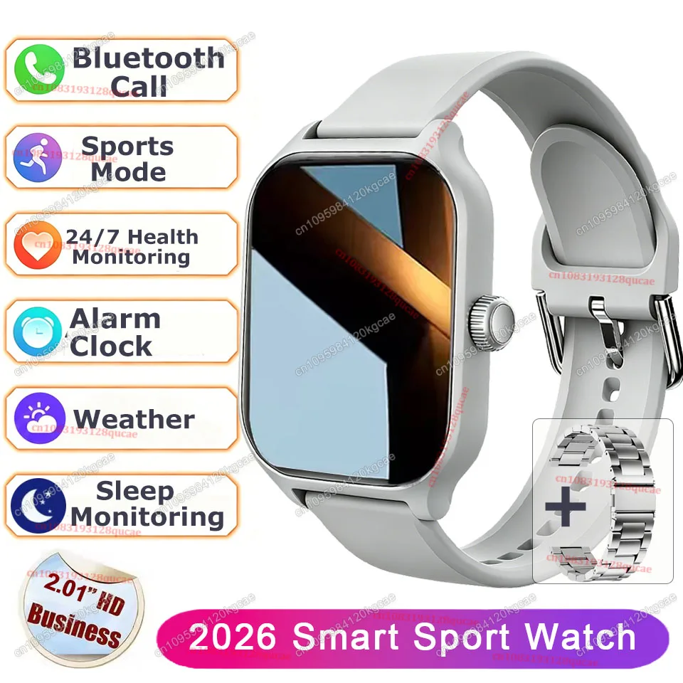 Montre connectée avec un écran de 2,01 pouces - 2026 – Image 8