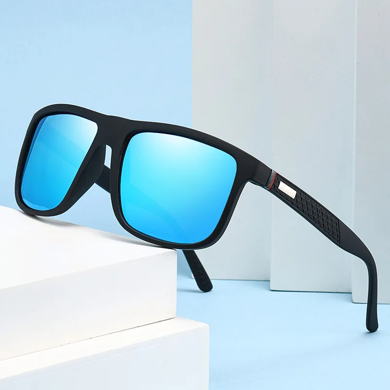 Lunettes de soleil polarisées vintage carrées - style RayBan – Image 3