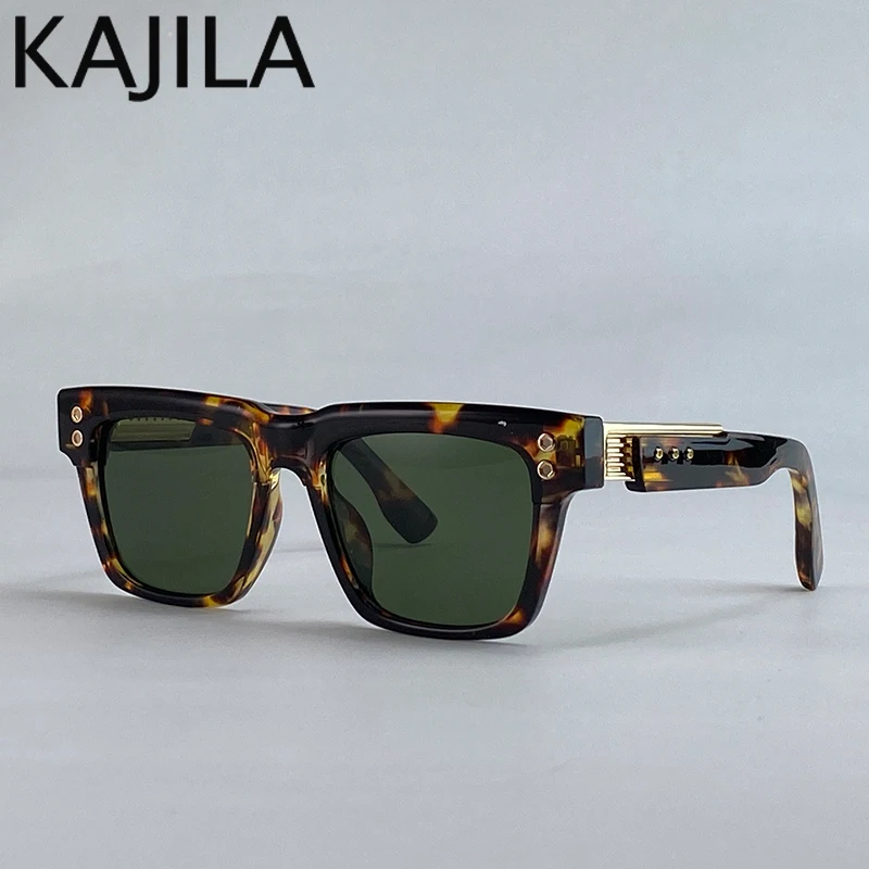 Lunettes de soleil carrées oversize – vintage de luxe – Image 3