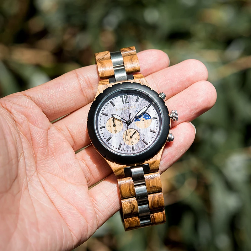 Montres en bois BOBO BIRD - chronomètre intégré – Image 4
