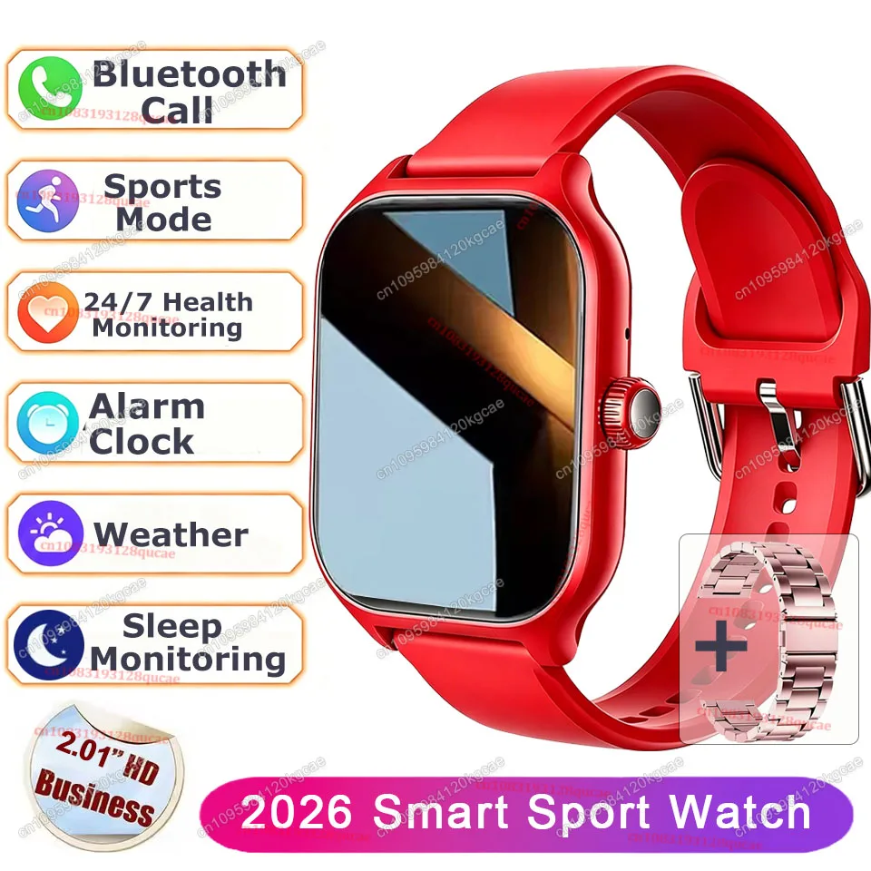 Montre connectée avec un écran de 2,01 pouces - 2026 – Image 5