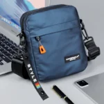 Mini sac à bandoulière décontracté en cuir imperméable