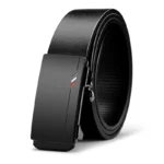 Ceinture de mode avec boucle automatique sans dents - haute qualité.