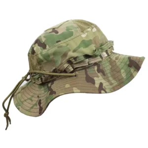 Chapeau de Pêche Camouflage Unisexe – Bord Large & Cordon Réglable