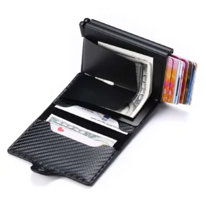 Portefeuille/porte-carte en cuir - peut contenir 14 cartes